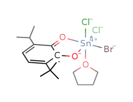 (3,6-di-tert-butyl-o-benzosemiquinonato)dichlorobromotin(IV) tetrahydrofuranate