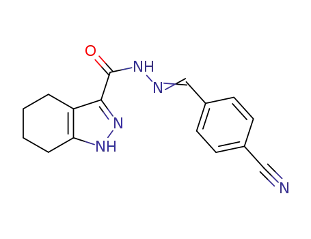 N'-[(4-cyanophenyl)methylene]-4,5,6,7-tetrahydro-1H-indazole-3-carbohydrazone