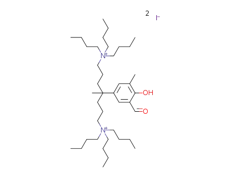 {3-methyl-5-[{Bu3N+(CH2)3}2CMe]salicylaldehyde}(I-)2