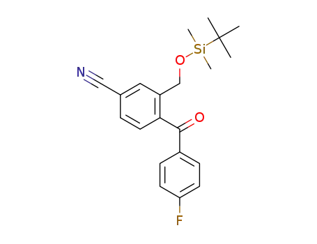4-(4-fluorobenzoyl)-3-(tert-butyldimethylsiloxymethyl)benzonitrile