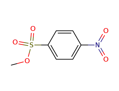 Molecular Structure of 6214-20-6 (METHYL 4-NITROBENZENESULFONATE)