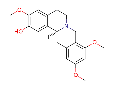 (S)-2-hydroxy-3,9,11-trimethoxy-5,8,13,13a-tetrahydro-6H-dibenzo-[a,g]quinolizine