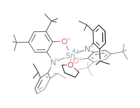 bis[4,6-di-tert-butyl-N-(2,6-diisopropylphenyl)-o-amidophenolato]tin(IV) tetrahydrofuratate