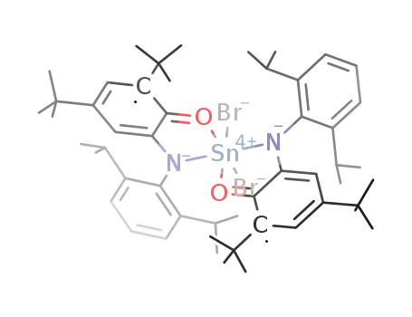 dibromobis(4,6-di-tert-butyl-N-(2,6-diisopropylphenyl)-o-iminobenzosemiquinonato)tin(IV)