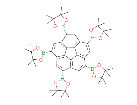 1,3,5,7,9-pentakis(4,4,5,5-tetramethyl-1,3,2-dioxaborolan-2-yl)corannulene