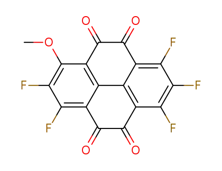 1,2,3,6,7-Pentafluoro-8-methoxy-pyrene-4,5,9,10-tetraone