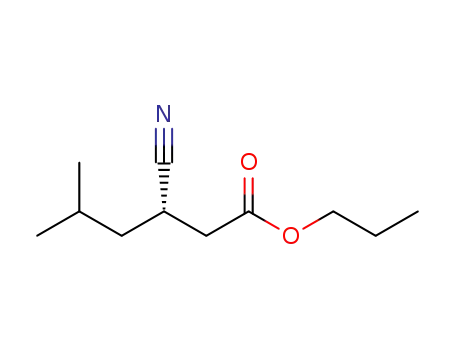 (S)-propyl 3-cyano-5-methylhexanoate