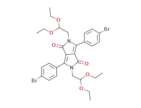 2,5-di(2,2-diethoxyethyl)-1,4-diketo-3,6-di(4-bromophenyl)pyrrolo[3,4-c]pyrrole