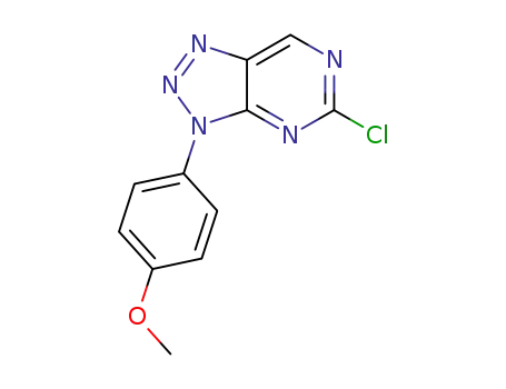5-chloro-3-(4-methoxy-phenyl)-3H-[1,2,3]triazolo[4,5-d]pyrimidine