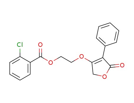 4-(2-(2-chlorophenylformyloxyl)ethoxy)-3-phenylfuran-2(5H)-one