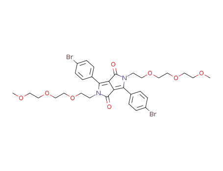 3,6-bis(4-bromophenyl)-2,5-bis(2-(2-(2-methoxyethoxy)ethoxy)ethyl)pyrrolo[3,4-c]pyrrole-1,4(2H,5H)-dione