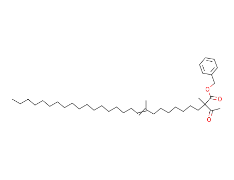 2-acetyl-2,10-dimethyl-octacos-10-enoic acid benzyl ester