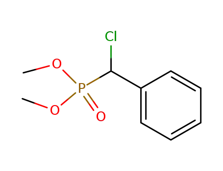 Molecular Structure of 16965-75-6 (Phosphonic acid, (chlorophenylmethyl)-, dimethyl ester)