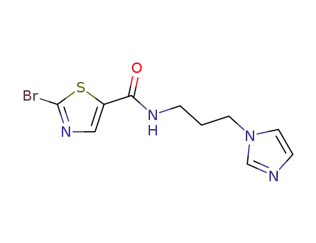 N-(3-(1H-imidazol-1-yl)propyl)-2-bromo-1,3-thiazole-5-carboxamide