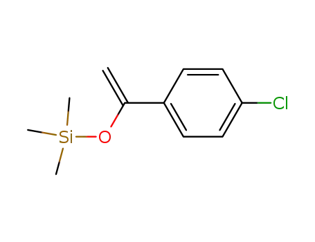 Molecular Structure of 58518-76-6 (Silane, [[1-(4-chlorophenyl)ethenyl]oxy]trimethyl-)