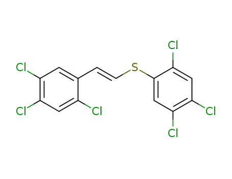 trans-1-(2,4,5-Trichlor-phenyl)-2-(2,4,5-trichlor-phenylthio)-ethylen