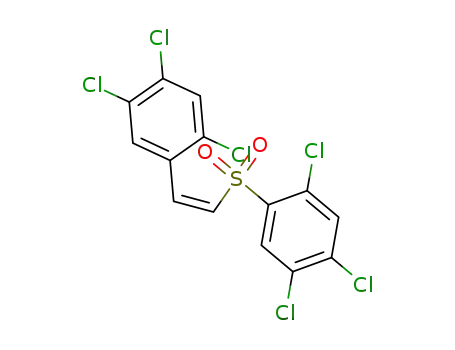 Benzene,1,2,4-trichloro-5-[[2-(2,4,5-trichlorophenyl)ethenyl]sulfonyl]-, (Z)- (9CI)