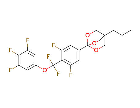 1-(4-(difluoro(3,4,5-trifluorophenoxy)methyl)-3,5-difluorophenyl)-4-propyl-2,6,7-trioxabicyclo[2.2.2]octane