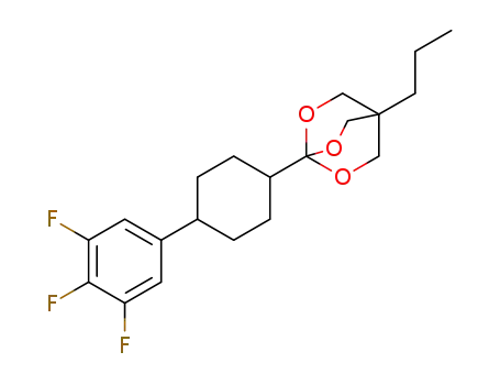 4-propyl-1-(4-(3,4,5-trifluorophenyl)cyclohexyl)-2,6,7-trioxabicyclo[2.2.2]octane