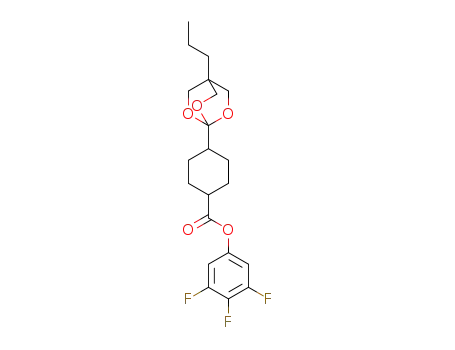 3,4,5-trifluorophenyl 4-(4-propyl-2,6,7-trioxabicyclo[2.2.2]octane-1-yl)cyclohexanecarboxylate