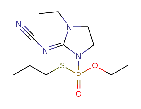 O-ethyl S-propyl (E)-[2-(cyanoimino)-3-ethylimidazolidin-1-yl]phosphonothioate