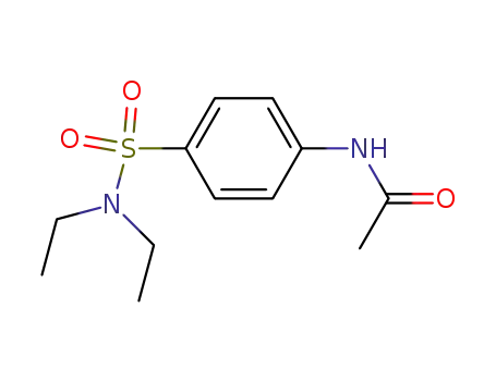 Molecular Structure of 2080-32-2 (N4ACETYLNDIETHYLSULPHANILAMIDE)
