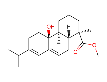 9-hydroxy-13-isopropyl-podocarpadien-(7.13)-oic acid-(15)-methyl ester