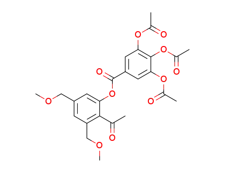 4,6-bis(methoxymethyl)-2-(3,4,5-triacetoxybenzoyloxy)acetophenone