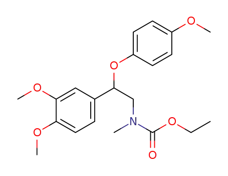 [2-(3,4-dimethoxyphenyl)-2-(4-methoxyphenyl)ethyl]methylcarbamic acid ethyl ester