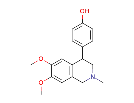 4-(6,7-dimethoxy-2-methyl-1, 2, 3, 4-tetrahydroisoquinolin-4-yl)phenol