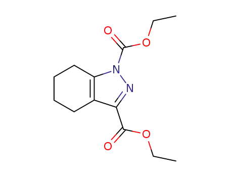 4,5,6,7-tetrahydro-indazole-1,3-dicarboxylic acid diethyl ester
