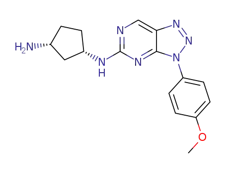 (1S,3R)-N-[3-(4-methoxyphenyl)-3H-[1,2,3]triazolo[4,5-d]pyrimidin-5-yl]cyclopentane-1,3-diamine