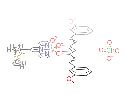 [VO(4'-ferrocenyl-2,2':6',2''-terpyridine)(bDHC)](ClO4)