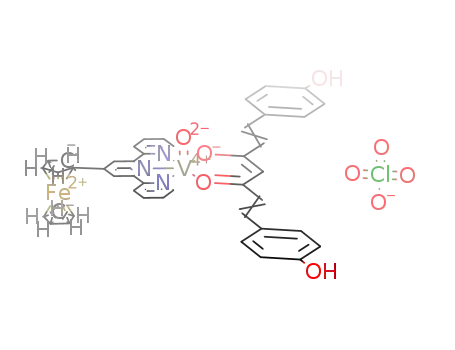 [VO(4'-ferrocenyl-2,2':6',2''-terpyridine)(bDMC)](ClO4)
