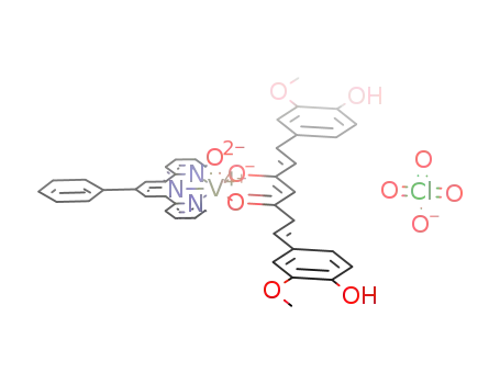 [VO(4'-phenyl-2,2':6',2''-terpyridine)(Curc)](ClO4)