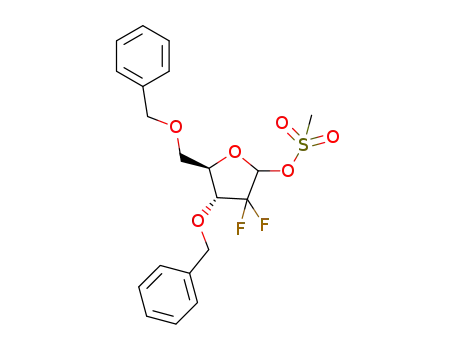 1-methylsulfonyl-2-deoxy-2,2-difluoro-D-ribofuranosyl-3,5-dibenzoate