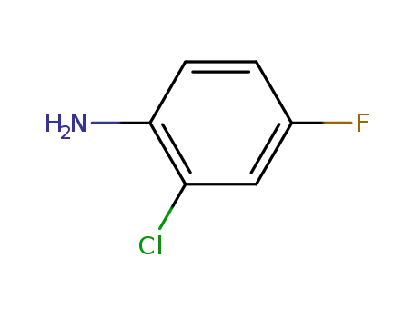 Molecular Structure of 2106-02-7 (2-Chloro-4-fluoroaniline)