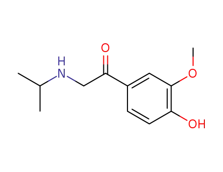 1-(4-hydroxy-3-methoxy-phenyl)-2-isopropylamino-ethanone