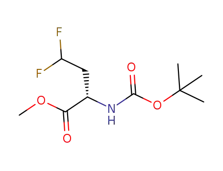 methyl 2-[(tert-butoxycarbonyl)amino]-4,4-difluorobutanoate