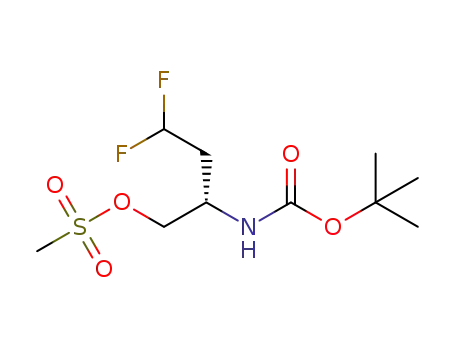 2-[(tertbutoxycarbonyl)amino]-4,4-difluorobutyl methanesulfonate