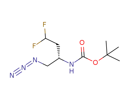 tert-butyl (1-azido-4,4-difluorobutan-2-yl)carbamate