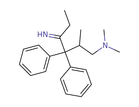 6-dimethylamino-5-methyl-4,4-diphenyl-hexan-3-one-imine