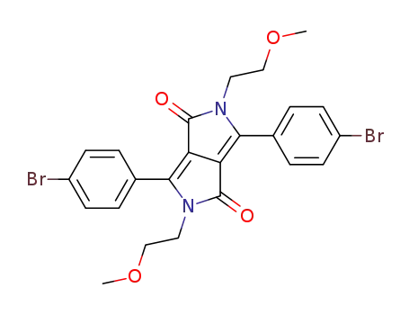 3,6-bis(4-bromophenyl)-2,5-bis(2-methoxyethyl)-2,5-dihydropyrrolo-[3,4-c]pyrrolo-1,4-dione