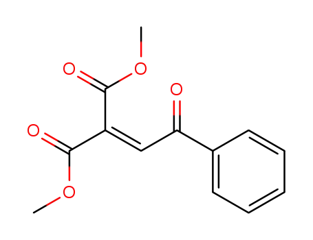 Molecular Structure of 64677-34-5 (Propanedioic acid, (2-oxo-2-phenylethylidene)-, dimethyl ester)