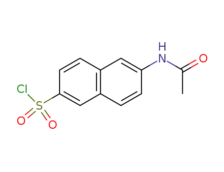 Molecular Structure of 28131-80-8 (6-(acetylamino)naphthalene-2-sulfonyl chloride)