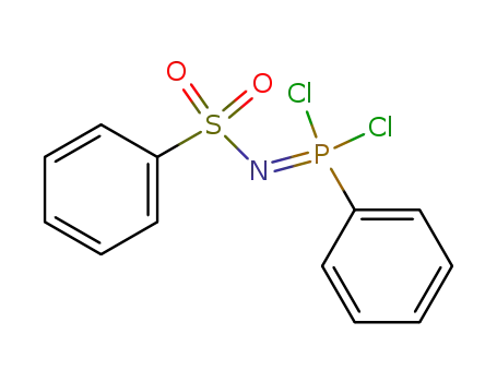 Molecular Structure of 52315-49-8 (Phosphonimidic dichloride, P-phenyl-N-(phenylsulfonyl)-)