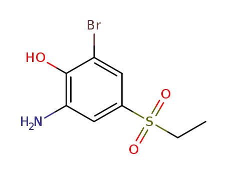 2-amino-6-bromo-4-(ethylsulfonyl)phenol