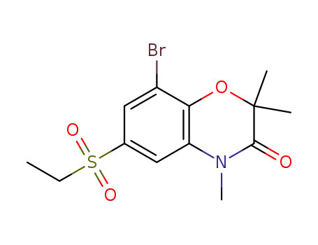 8-bromo-6-(ethylsulfonyl)-2,2,4-trimethyl-2H-1,4-benzoxazin-3(4H)-one