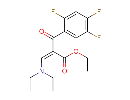 ethyl α(Z)-[(diethylamino)methylene]-2,4,5-trifluoro-β-oxo-benzenepropanoate
