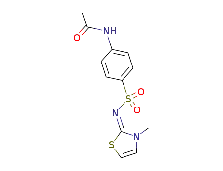 4-acetylamino-N-(3-methyl-3H-thiazol-2-ylidene)-benzenesulfonamide